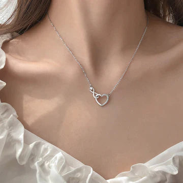 Collar Corazón "Infinito"