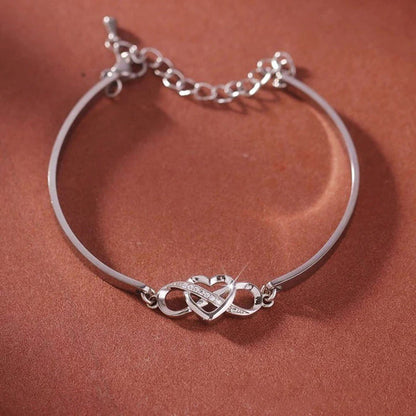 PULSERA CORAZÓN INFINITO