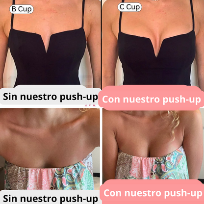 Riyal™ - Cubrepezones push-up adhesivo de doble cara